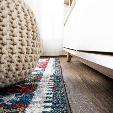 Dhiya Distressed Kilim Area Rug